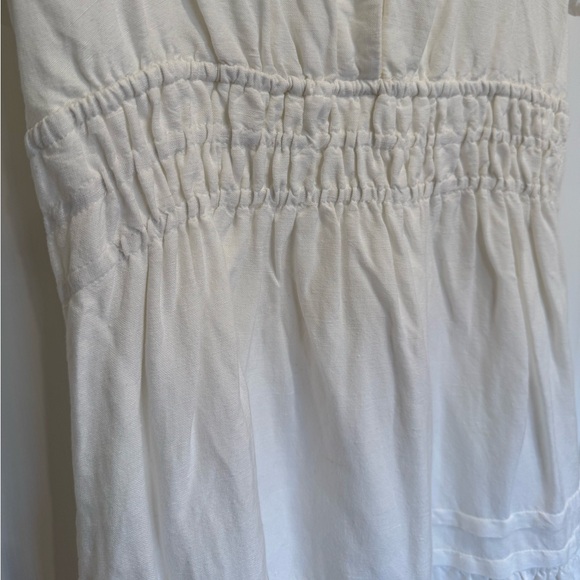 Anthropologie Somerset mini White Dress size medium- hem slightly longer - Picture 14 of 15